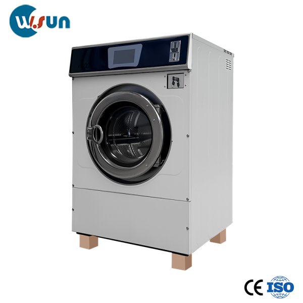 Frequency conversion fully automatic bottom washing and top drying commercial washing machine