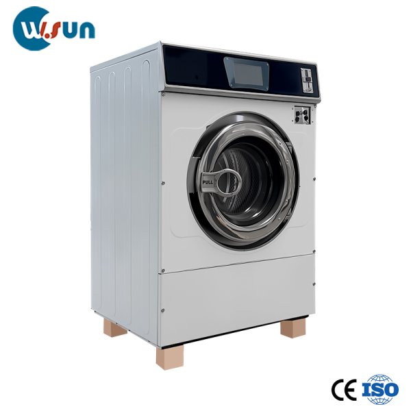 Frequency conversion fully automatic bottom washing and top drying commercial washing machine